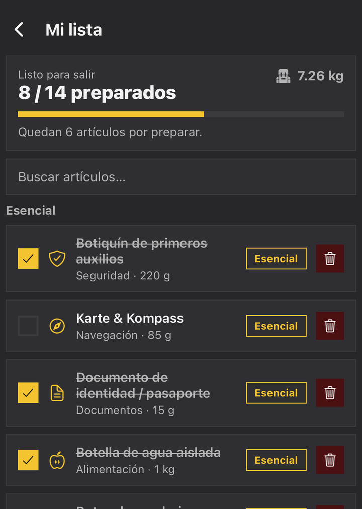 Marca el equipo por peso
