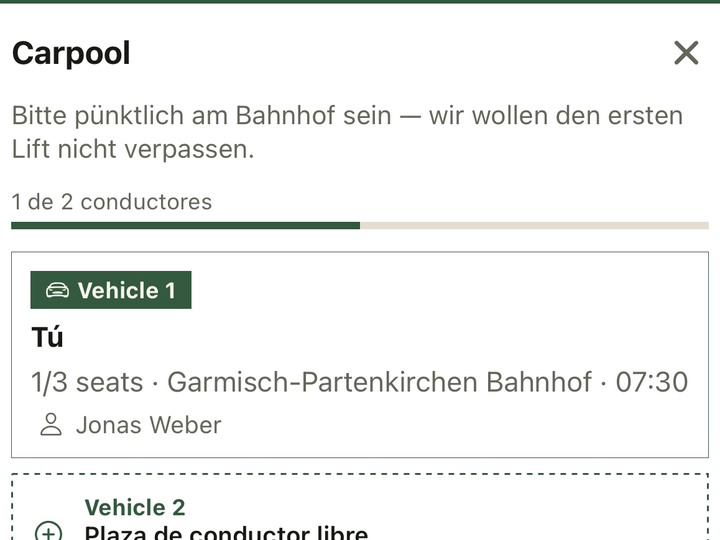 Comparte el coche