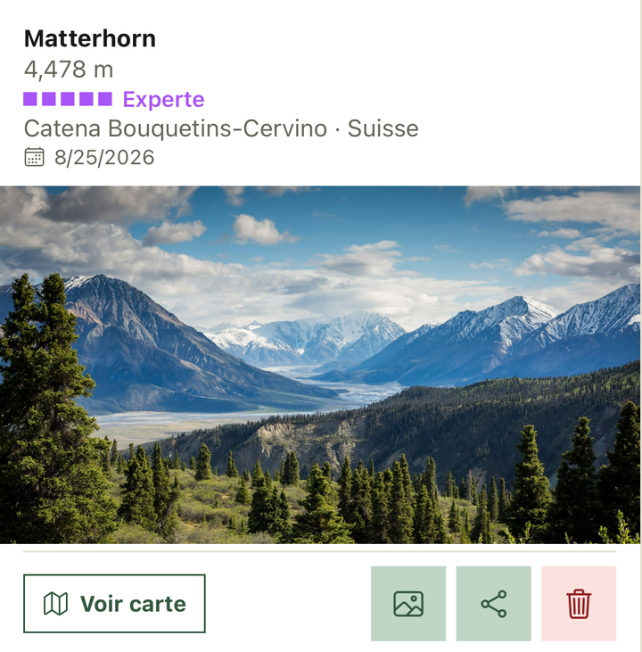 Votre carnet de montagne